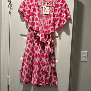 Pink Patterned Jumpsuit